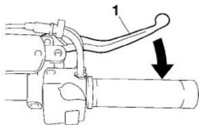 YAMAHA XVS1300A (2016) - Levier de frein - 1