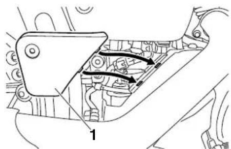YAMAHA XVS1300A (2016) - Mise en place du cache - 1