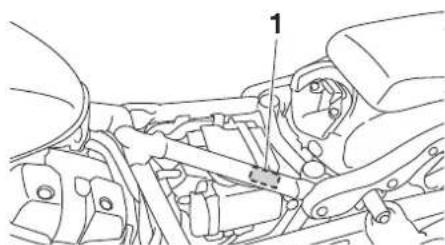 YAMAHA XVS950CU (2016) - Numéros d'identification - 5