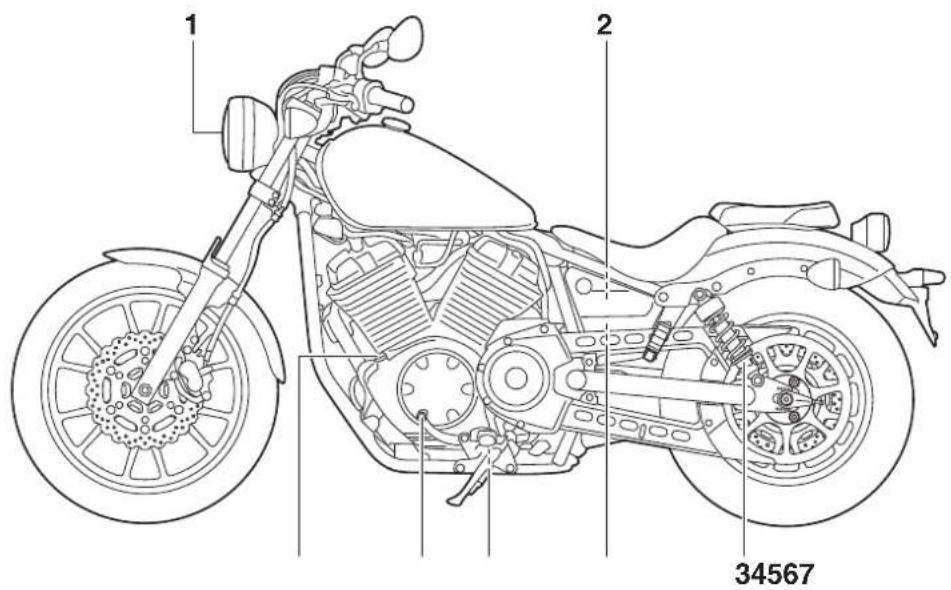 YAMAHA XVS950CU (2016) - Vue gauche - 1