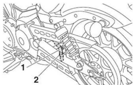 YAMAHA XVS950CU (2016) - Durite de mise à l'air/de trop- plein du réservoir de carburant - 1