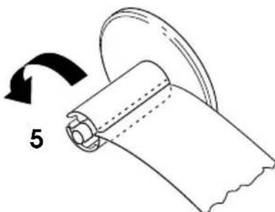 EPSON TMU950 - Installing the Paper Rolls - 3