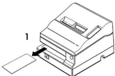EPSON TMU950 - Removing the Transportation Damper - 1