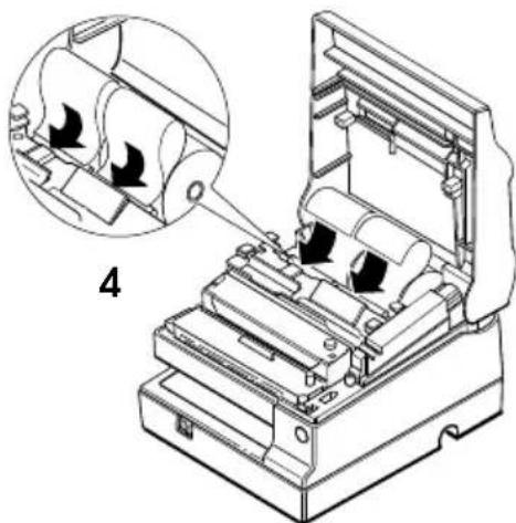 EPSON TMU950 - Installing the Paper Rolls - 2