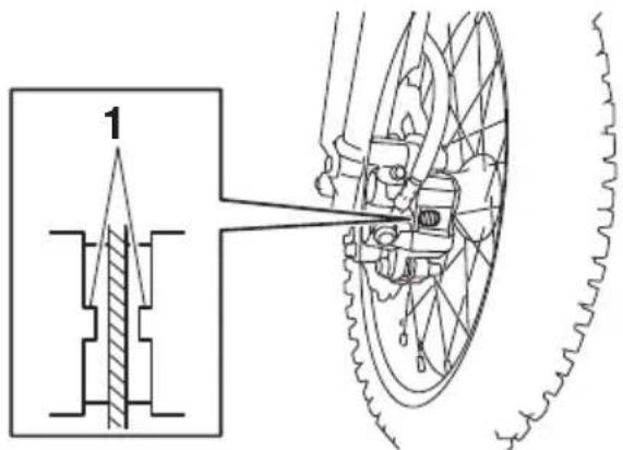 YAMAHA YZ65 (2021) - Plaquettes de frein avant - 1