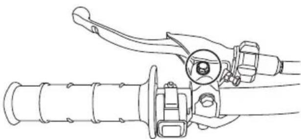YAMAHA YZ65 (2021) - Contrôle et lubrification de la pé-dale de frein - 2