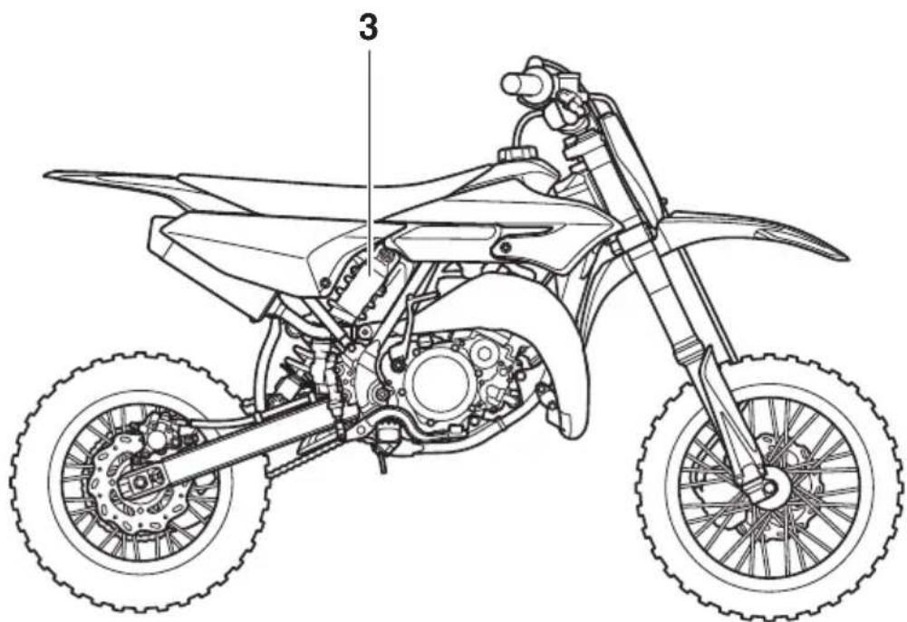 YAMAHA YZ65 (2021) - Pour I'Australie - 2