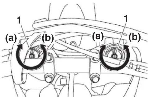 YAMAHA YZ65 (2021) - Force d'amortissement à la détente - 2