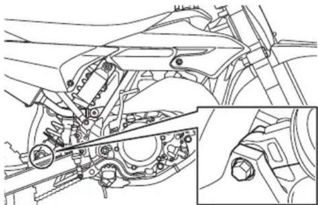 YAMAHA YZ65 (2021) - Lubrification de la suspension arrête - 1