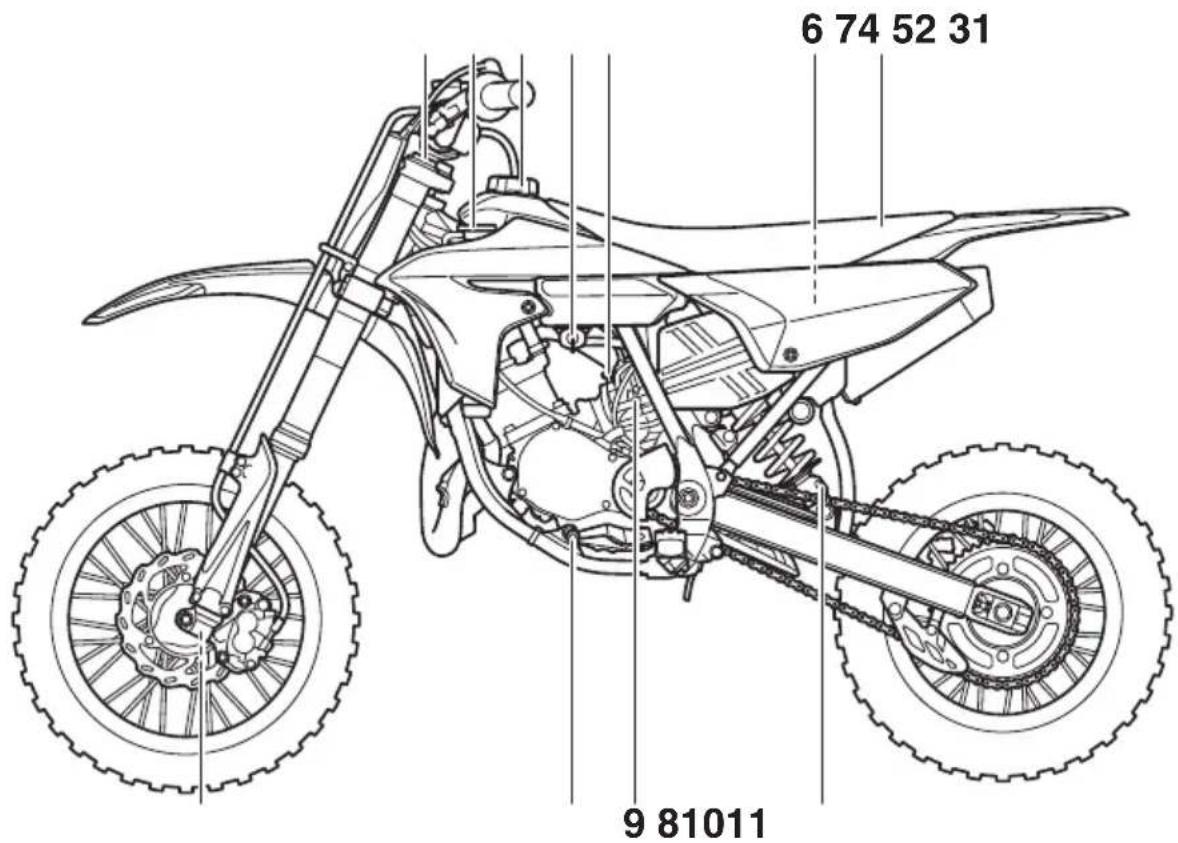 YAMAHA YZ65 (2021) - Vue gauche - 1