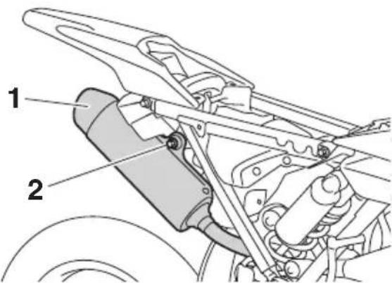 YAMAHA YZ65 (2021) - Precontrainte du ressort - 6