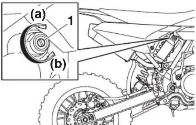 YAMAHA YZ65 (2021) - Force d'amortissement à la compression - 1