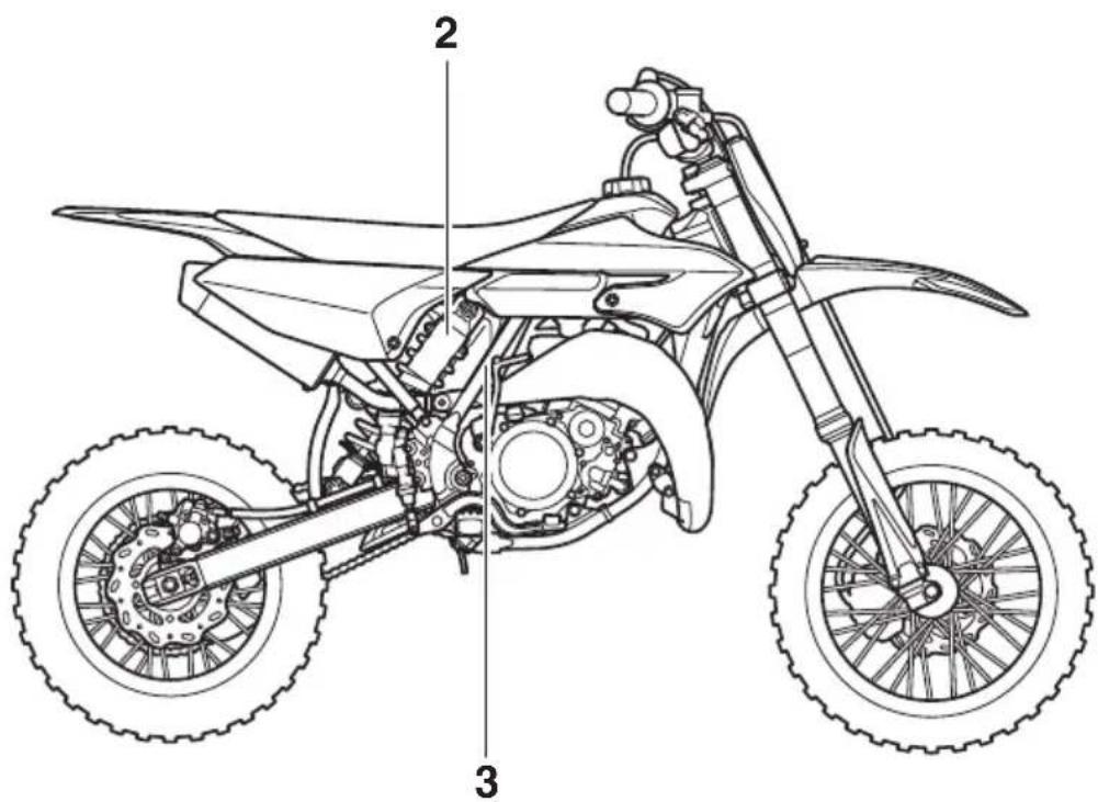 YAMAHA YZ65 (2021) - WARNING - 3