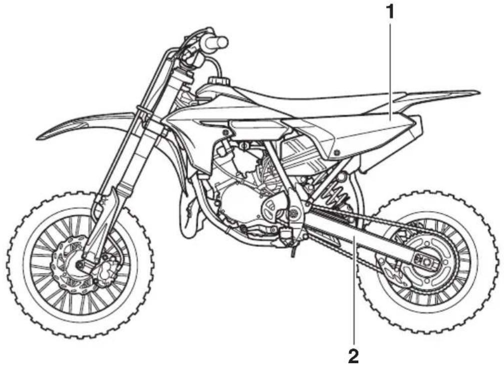 YAMAHA YZ65 (2021) - Pour I'Australie - 1
