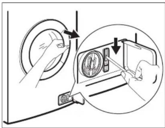 ZANUSSI ZS8651WD - OUVERTURE D'URGENCE DU HUBLOT - 5