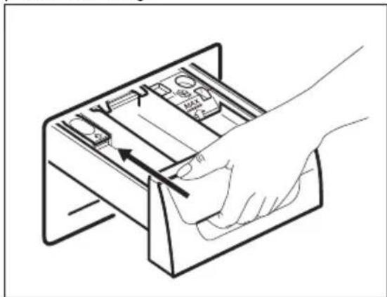 ZANUSSI ZS8651WD - VÉRIFICATION DE LA POSITION DU VOLET DU PRODUIT DE LAVAGE - 3