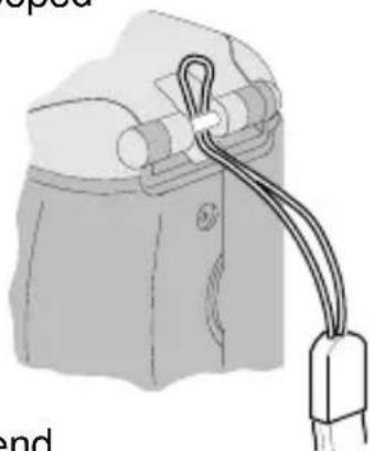 CONTAX C700 - ATTACHING THE STRAP - 1