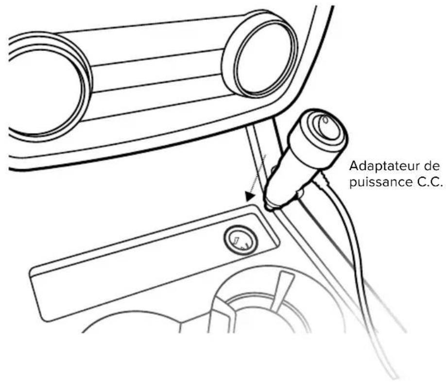 Wilson weBoost Drive X - Étape 5: Branchez l'Adaptateur de Puisance dans la Source d'Alimentation du Vehicule - 1