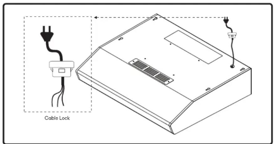 Zephyr Breeze I AK1136BB - Cable Lock - 1