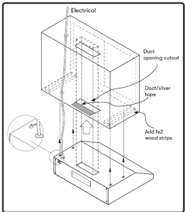 Zephyr Breeze I AK1136BB - Mounting the Hood - 1