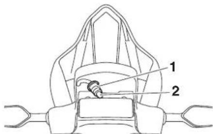 YAMAHA YZFR6 (2019) - Remplacement de I'ampoule d'éclairage de la plaque d'immatriculation - 2