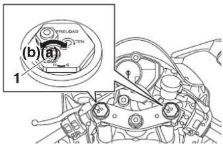 YAMAHA YZFR6 (2019) - Force d'amortissement à la compression - 1