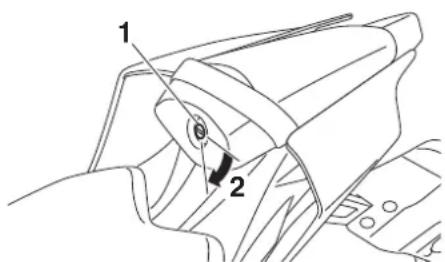 YAMAHA YZFR6 (2019) - Selle du passager - 1