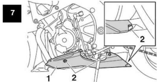 YAMAHA YZFR6 (2019) - Dépose du carénage - 1