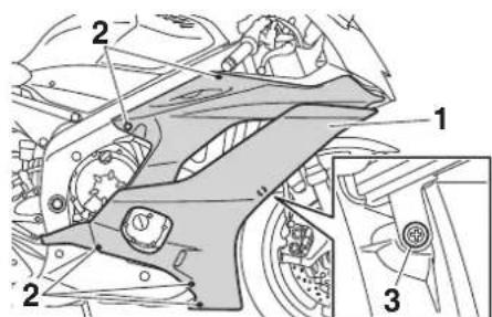 YAMAHA YZFR6 (2019) - Dépose du carénage - 1