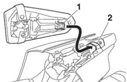 YAMAHA YZFR6 (2019) - Selle du passager - 2