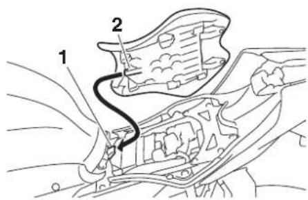 YAMAHA YZFR6 (2019) - Selle du pilote - 3