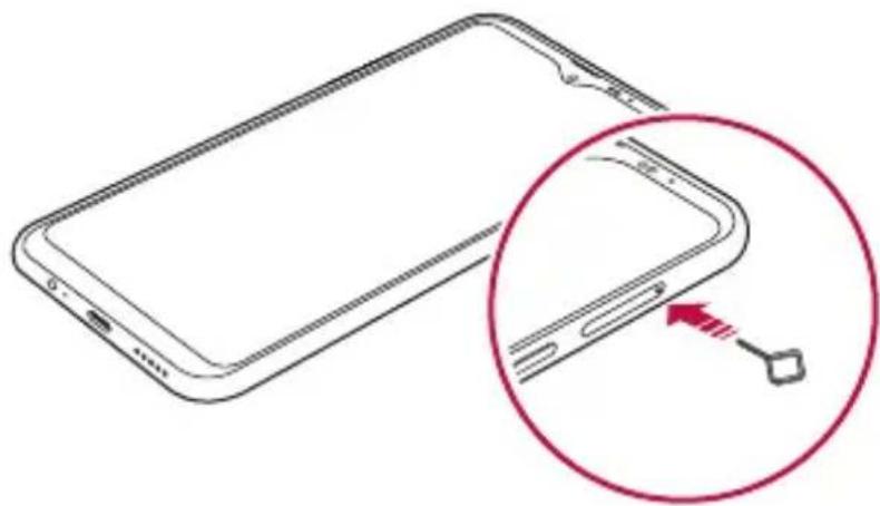 LG K50S - Instalación de la tarjeta SIM - 2