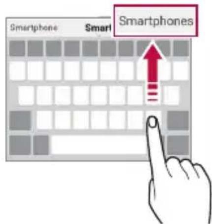 LG K50S - Suggesting words - 2