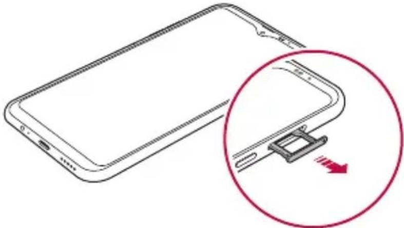 LG K50S - Instalarea cartelei SIM - 3