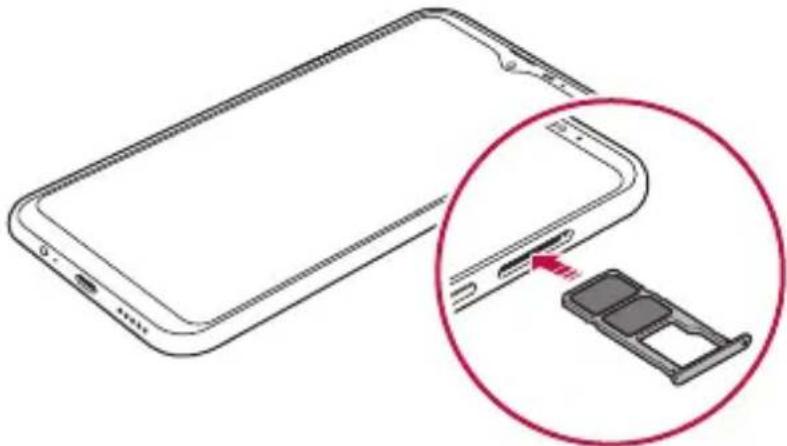 LG K50S - Installing the SIM card - 5