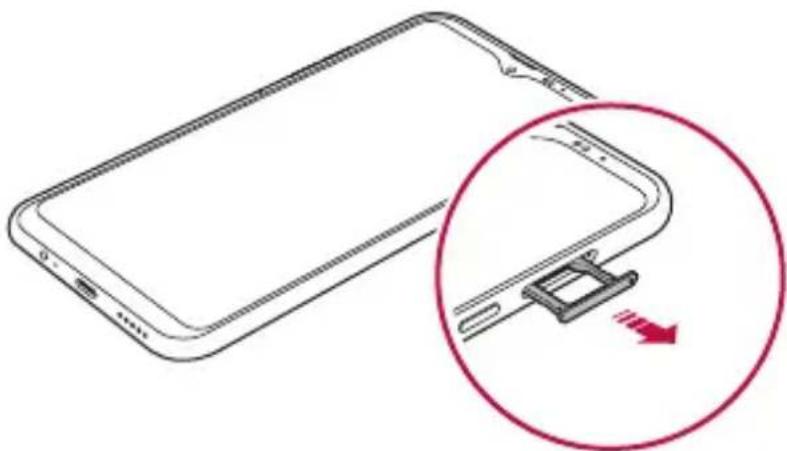 LG K50S - Instalación de la tarjeta SIM - 3