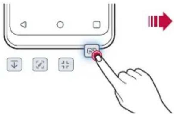 LG K50S - Editarea butoanelor tactile din meniul Acasa - 1