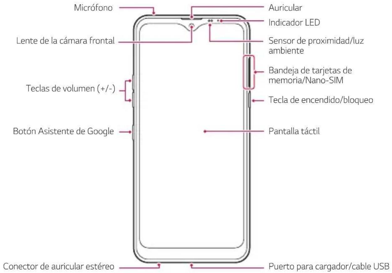 LG K50S - Descripción general de launidad - 1