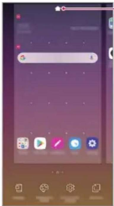 LG K50S - Modification de l'écran d'accueil - 1