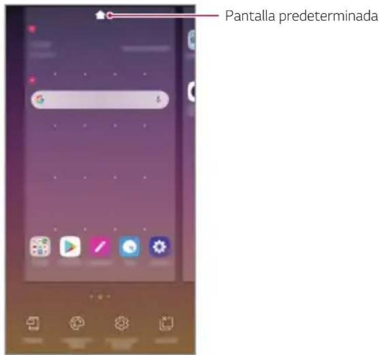 LG K50S - Ediciones de la pantalla inicio - 1