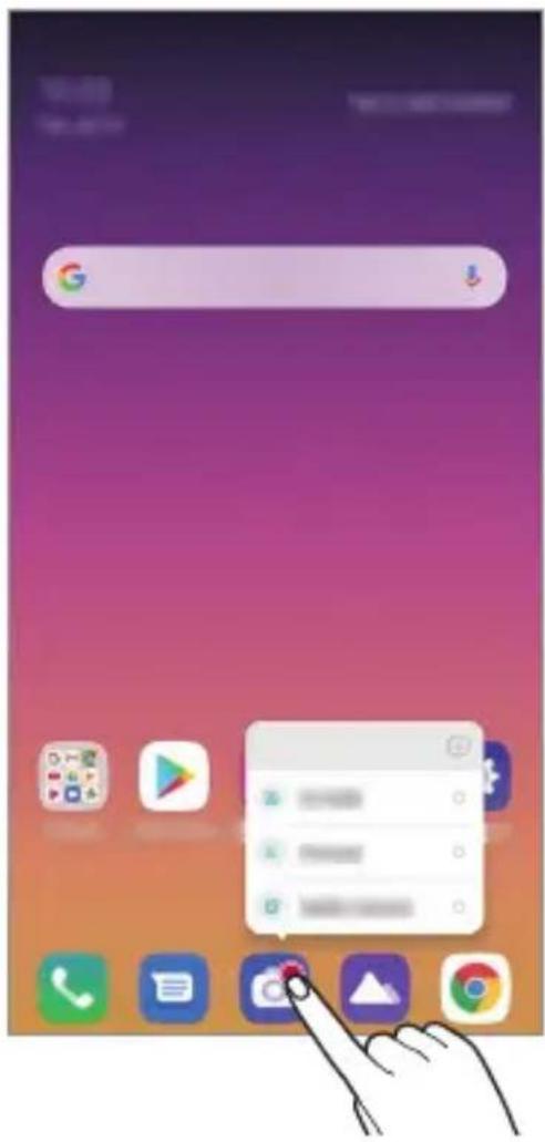 LG K50S - Acceses directos de aplicaciones - 1