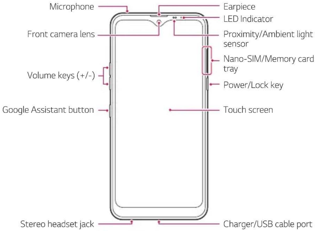 LG K50S - Parts overview - 1