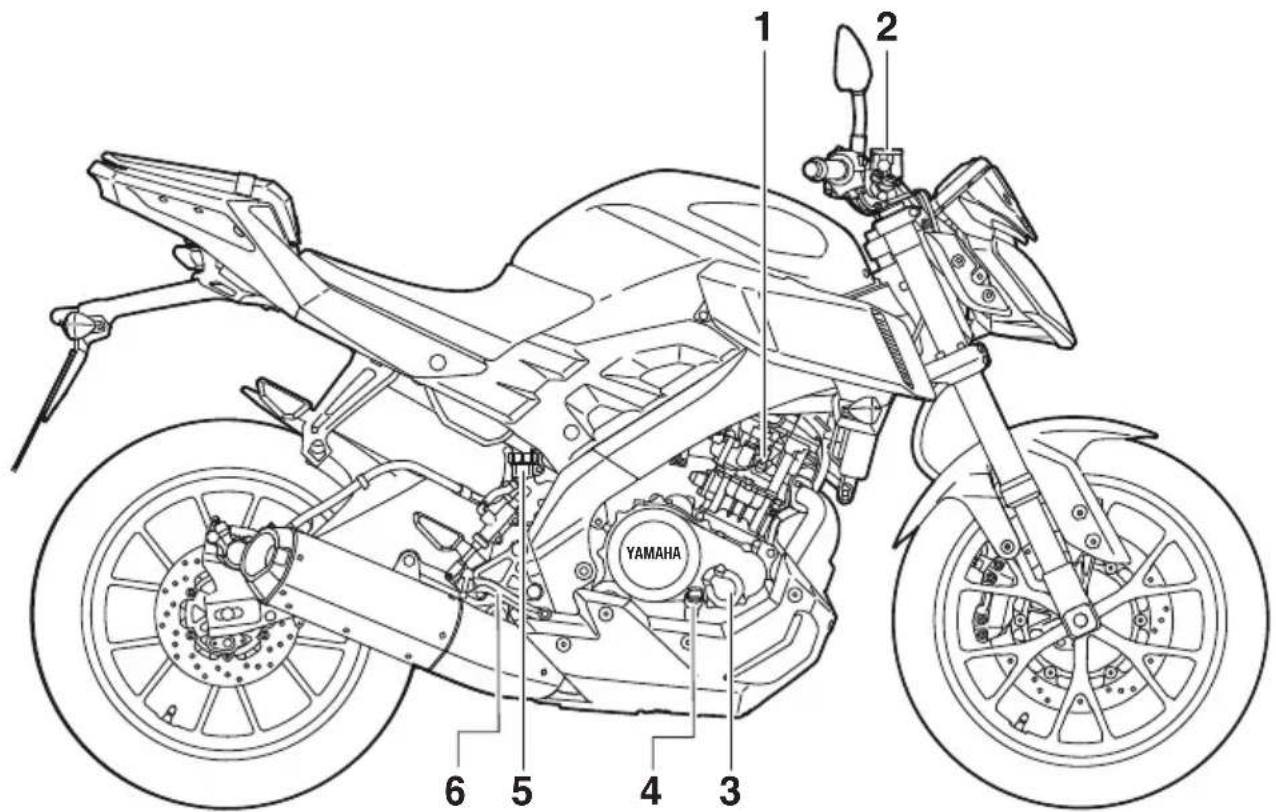 YAMAHA MT125 (2016) - Vuederoite - 1