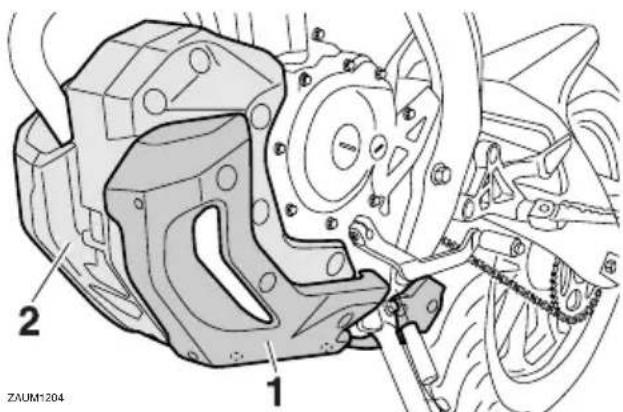YAMAHA MT125 (2016) - Dépose et repose des carénages - 1