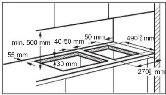 ZANUSSI ZITN323K - Installation de plusieurs tables de cuisson - 1