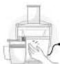 MAGIC BULLET Juicer - tractie. - 2