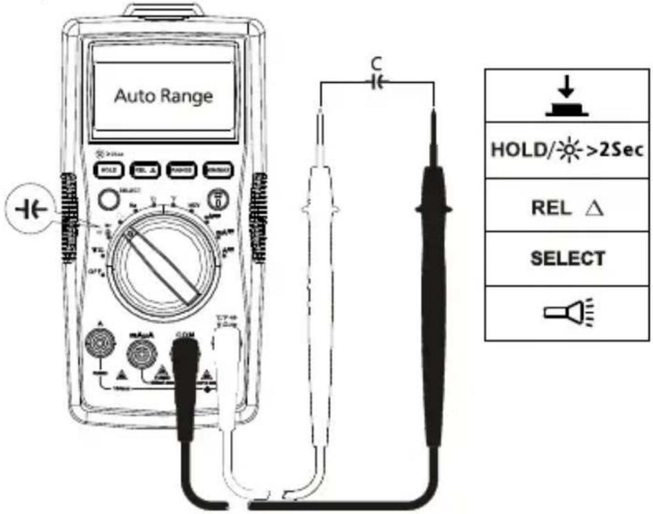 FLUKE AM520 - Measuring Capacitance - 1