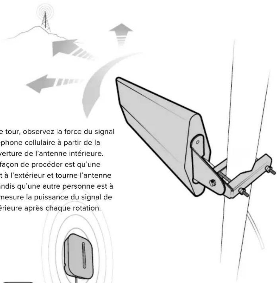Wilson weBoost Home Complete - Étape 4 : Alimenter l'amplificateur et optimiser le système - 3