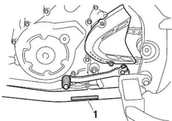 YAMAHA YFM700R (2016) - Numero d'identification du vehicule - 1
