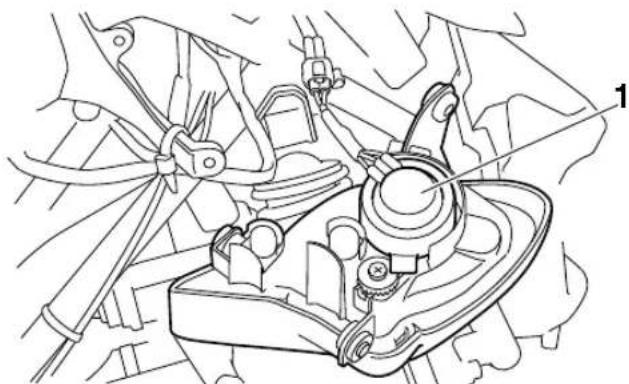 YAMAHA YFM700R (2016) - Remplacement d'une ampoule de phare - 2